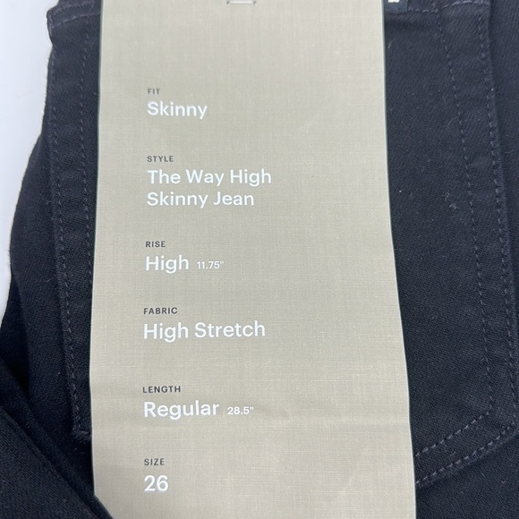 NEW Everlane The Way-High Skinny Jean in Black Size 26 - Picture 7 of 8